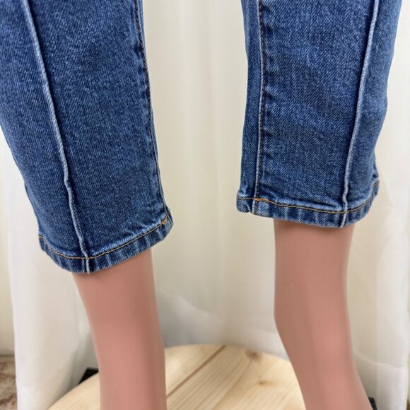 Revice Denim Venus Star Butt High Waist Crop Skinny Jeans Medium Wash Blue Sz 27 - Picture 14 of 14
